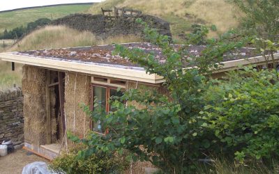 Green roofs and strawbale