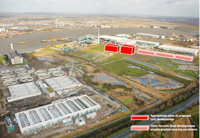 Planned Industrial Sheds - Erith Marshes